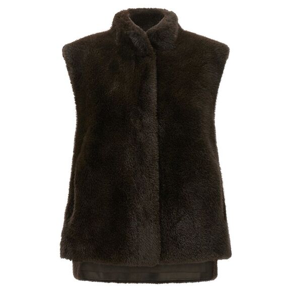LOU ANDREA Jackets & Blazers - Lou Andrea Women Faux Fur Vest